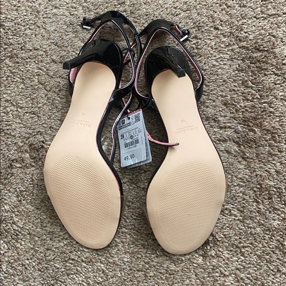 Zara | NWT Women's Strappy Heels - Picture 5 of 8